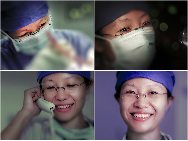 神外林松拍摄的组照《情系病人的神经外科女医生》获新闻纪实类二等奖